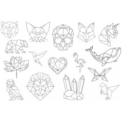 Stickserie - Geometrisch